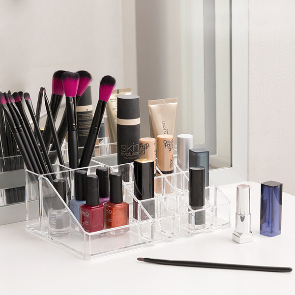 Makeupopbevaring i akryl