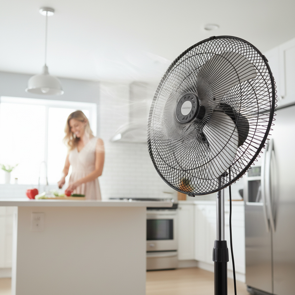 Højtydende søjleventilator