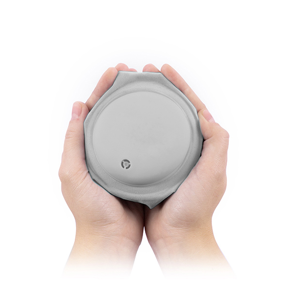 Selvoppblæsende nakkepude