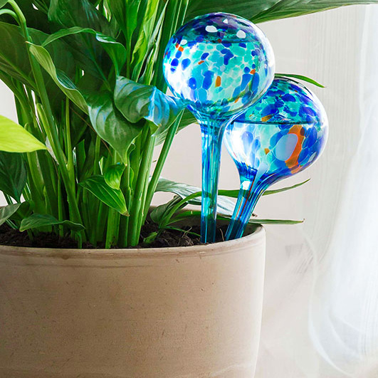 Vandingskugler til potteplanter, 2 stk.