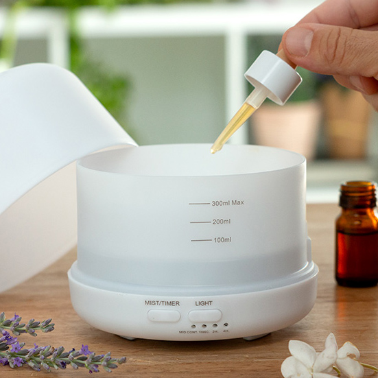 Aromaterapi luftfugter med flere farver