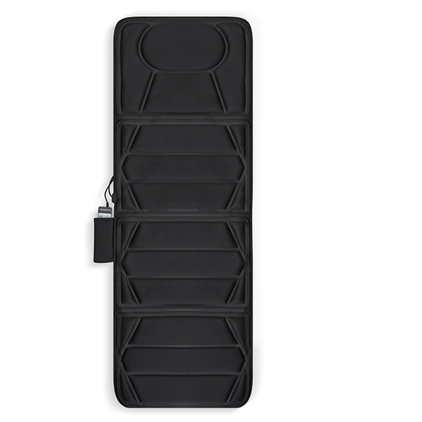 Hele-krops måtter med massage 14W sort