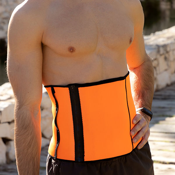 Slankende sportsbælte med sauna-effekt