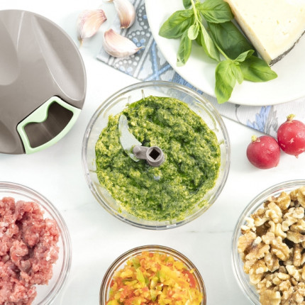 Mini grøntsagshakker med snortræk