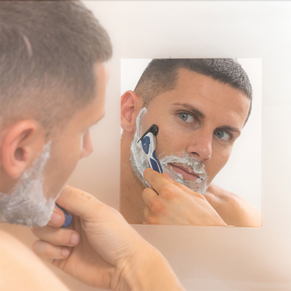 Spejlfolie med antidug, 2-pak