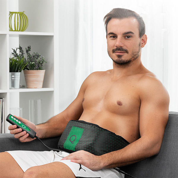 Vibrerende mavetræningsbælte (Q)