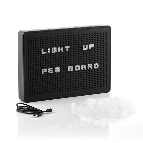 Lysende pegboard
