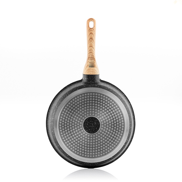 Premium stegepande med granit effekt (28 cm)