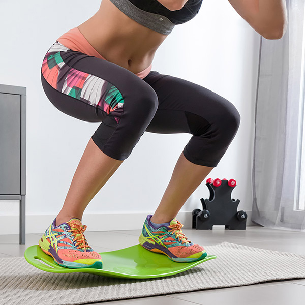 Fitness balancebræt med træningsguide